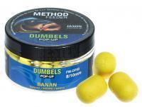 Jaxon Dumbels Pop-Up Method Feeder 30g 8/10mm - Banana BESTEN KUNSTKODER Angelshop