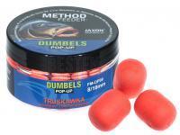 Jaxon Dumbels Pop-Up Method Feeder 30g 8/10mm - Strawberry BESTEN KUNSTKODER Angelshop