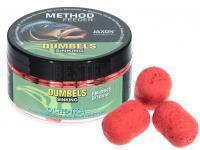 Jaxon Dumbels Sinking Method Feeder 50g 8/10mm - Bloodworm BESTEN KUNSTKODER Angelshop