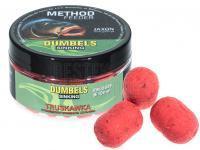 Jaxon Dumbels Sinking Method Feeder 50g 8/10mm - Strawberry BESTEN KUNSTKODER Angelshop