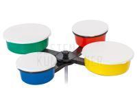 Jaxon Set of four containers for baits - without bankstick BESTEN KUNSTKODER Angelshop