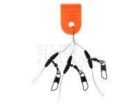 Elongated rubber stoppers with snap BESTEN KUNSTKODER Angelshop