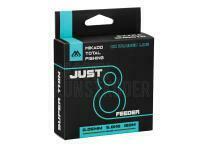 Mikado Just 8 Feeder Geflochtene Schnur 150m 0.12mm - Brown