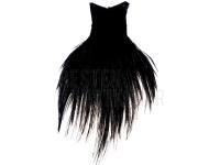 Ewing Neck Tip Dyed Over White - Black BESTEN KUNSTKODER Angelshop