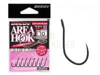Haken Decoy AH-2 Area Hook Type II Mat Black - #4 BESTEN KUNSTKODER Angelshop