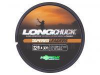 Monofile Korda LongChuck Tapered Leaders Clear 12-30lb/0.30-0.47mm 5x10m