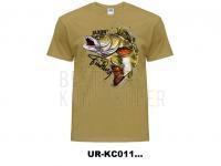 Jaxon T-Shirt Zander Beige BESTEN KUNSTKODER Angelshop