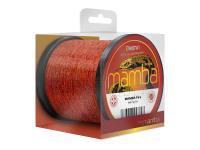 Monofile Schnüre Delphin Mamba Carp / Fire - 0,32mm 7,4kg 600m BESTEN KUNSTKODER Angelshop
