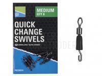 Preston Wirbel Quick Change Swivels BESTEN KUNSTKODER Angelshop