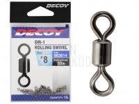 Decoy Rolling Wirbel Rolling Swivel DR-1 BESTEN KUNSTKODER Angelshop