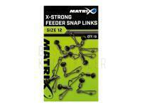 Matrix X-Strong Feeder Bead Snap Links BESTEN KUNSTKODER Angelshop