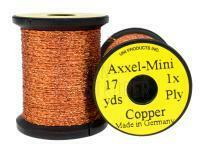 Uni Axxel-Mini Flash Tinsel Flash 1 Strand 17 yds - Copper BESTEN KUNSTKODER Angelshop
