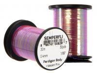 Semperfli Perdigon Body 30m 32yds 0.4mm 1/69" - Iridescent Pink BESTEN KUNSTKODER Angelshop