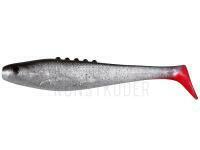 Lunatic 12.5cm PEARL/BLACK - red tail/silver glitter BESTEN KUNSTKODER Angelshop