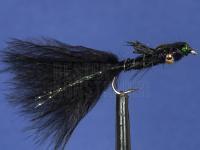 Fliege Marabou Damsel Nymph Black no. 10 BESTEN KUNSTKODER Angelshop