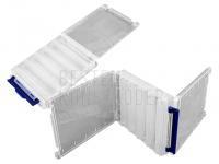 Kunstköderbox Meiho Reversible 140 Two Sided Plastic Lure Case - Clear BESTEN KUNSTKODER Angelshop