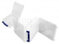 Kunstköderbox Meiho Reversible 160 Two Sided Plastic Lure Case - Clear BESTEN KUNSTKODER Angelshop