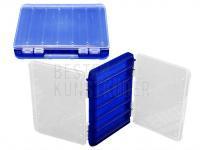 Kunstköderbox Meiho Reversible F86 Two Sided Plastic Lure Case - Clear / Clear Navy BESTEN KUNSTKODER Angelshop