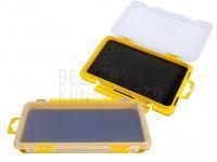 Kunstköderbox Meiho Slit Form J Foam Insert Case  - Clear / Yellow BESTEN KUNSTKODER Angelshop