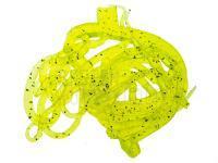 Hareline Mini Squiggle Worms - Fl Chartreuse BESTEN KUNSTKODER Angelshop