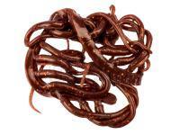 Hareline Mini Squiggle Worms - Worm Brown BESTEN KUNSTKODER Angelshop