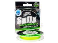 Geflochtene Schnur Sufix Nanobraid 0.03mm 100m - Neon Chartreuse BESTEN KUNSTKODER Angelshop