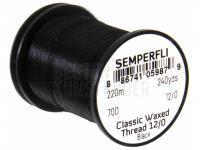 Semperfli Classic Waxed Thread 12/0 240 Yards - Black BESTEN KUNSTKODER Angelshop