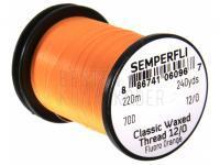 Semperfli Classic Waxed Thread 12/0 240 Yards - Fluoro Orange BESTEN KUNSTKODER Angelshop
