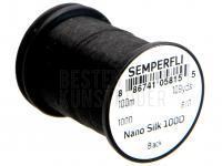 Thread Semperfli Nano Silk 100D Predator 6/0 100m 109yds - Black BESTEN KUNSTKODER Angelshop