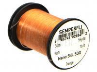 Thread Semperfli Nano Silk 50D 12/0 50m 54yds - Orange BESTEN KUNSTKODER Angelshop