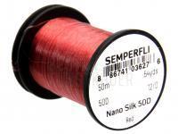 Thread Semperfli Nano Silk 50D 12/0 50m 54yds - Red BESTEN KUNSTKODER Angelshop