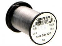 Thread Semperfli Nano Silk Ultra 30D 18/0 50m 54yds - Gray BESTEN KUNSTKODER Angelshop