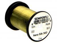 Thread Semperfli Nano Silk Ultra 30D 18/0 50m 54yds - Olive BESTEN KUNSTKODER Angelshop
