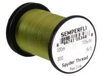 Semperfli Spyder Thread 18/0 100m 109yds 30D - Pale Olive BESTEN KUNSTKODER Angelshop