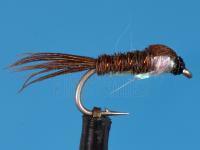 Nymph Pheasant Tail Pearly #12 BESTEN KUNSTKODER Angelshop