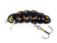 Wobbler Microbait Nymph 28mm - Black Orange BESTEN KUNSTKODER Angelshop