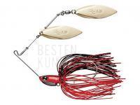 Spinnerbait Shimano Bantam Swagy MDW 1/2oz 14g - Red Black Sinking BESTEN KUNSTKODER Angelshop