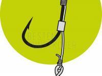 Hooks with leaders Owner Method Feeder FD61 Spear #12 0.20mm BESTEN KUNSTKODER Angelshop