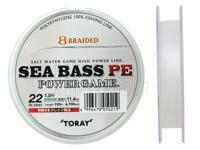 Geflechtschnur Toray Sea Bass PE Power Game 8 Braided Natural 150m 12lb #0.6