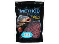 Pellet Ready Jaxon Method Feeder 500g 2mm - Bloodworm BESTEN KUNSTKODER Angelshop