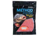 Pellet Ready Jaxon Method Feeder 500g 2mm - Strawberry BESTEN KUNSTKODER Angelshop