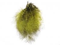 Feather Grizzly Marabou - Olive / black grizzled BESTEN KUNSTKODER Angelshop