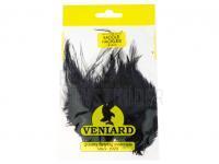 Veniard Loose Cock Saddle Hackle Large 2 gram - Black BESTEN KUNSTKODER Angelshop