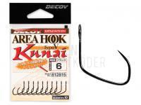 Haken Decoy Area Hook Type V Kunai AH-5 NS BLACK - #6 BESTEN KUNSTKODER Angelshop