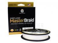 Geflochtene Schnüre Cortland Master Braid 150 yds White 10lb | .006 in | .152 mm