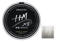 Geflochtene Schnüre Dragon HM X8 P.E. Braid Grey 135m 0.12mm BESTEN KUNSTKODER Angelshop