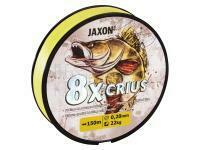 Jaxon Crius 8X 0.10mm 150m - Fluo Yellow BESTEN KUNSTKODER Angelshop