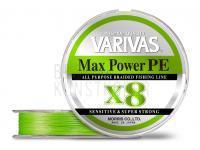 Varivas Max Power PE X8 Lime Green BESTEN KUNSTKODER Angelshop