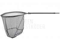 Dragon Kescher Oval landing nets with soft mesh, with latch mesh lock