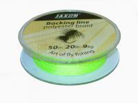 Backing line 50m - yellow BESTEN KUNSTKODER Angelshop